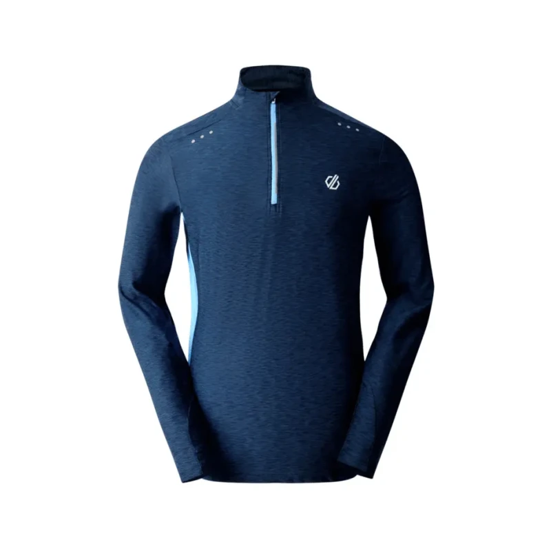 Image of Dare 2b Dare 2b Men 'Power Up' Half Zip Jersey in Navy Size: Small Navy S Male 5063019917412