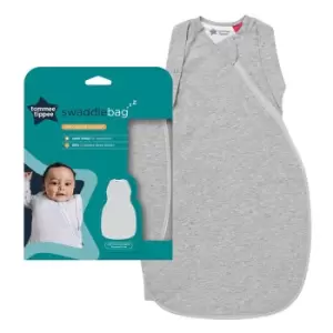 Image of Tommee Tippee The Original Grobag Sky Grey Marl Swaddlebag 3-6 Months 1.0 Tog
