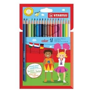 Image of STABILO Color 18 Premium Colouring Pencils with Hexagonal Barrel Pack
