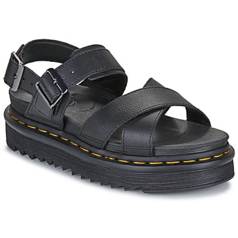 Image of Dr. Martens Voss IIBlack Athena womens Wedge sandals in Black