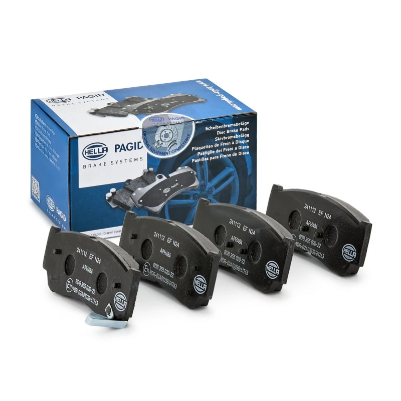 Image of HELLA Brake pad set HELLA 8DB 355 020-221