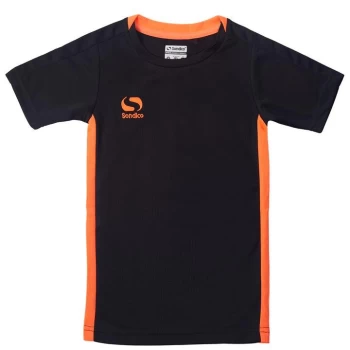 image of Sondico T Shirt Infants - Black/FluOrange