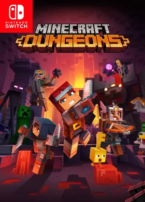 image of Minecraft Dungeons Nintendo Switch Game