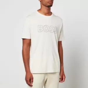 Image of BOSS Athleisure logo 1 Cotton-Jersey T-Shirt - S