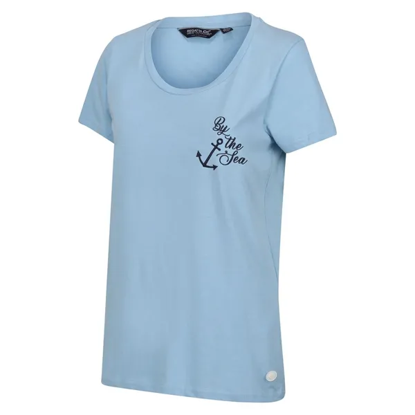 Image of Regatta Womens Filandra VII Lightweight Graphic T Shirt 12 - Bust 36' (92cm) NAVY RWT262-540-12