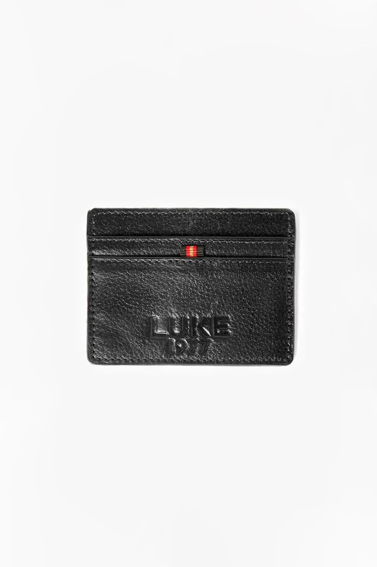 Image of Luke 1977 Milled Card Holder Black