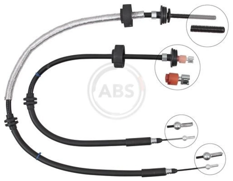 Image of A.B.S. Handbrake cable A.B.S. K13832