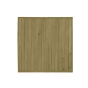 Image of Forest Garden 6ft (1.83m x 1.83m) Pressure Treated Vertical Tongue And Groove Fence Panel