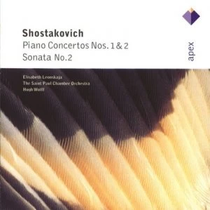 image of Shostakovich Piano Concertos Nos 1 & 2 / Piano Sonata No 2 by Dmitri Shostakovich CD Album