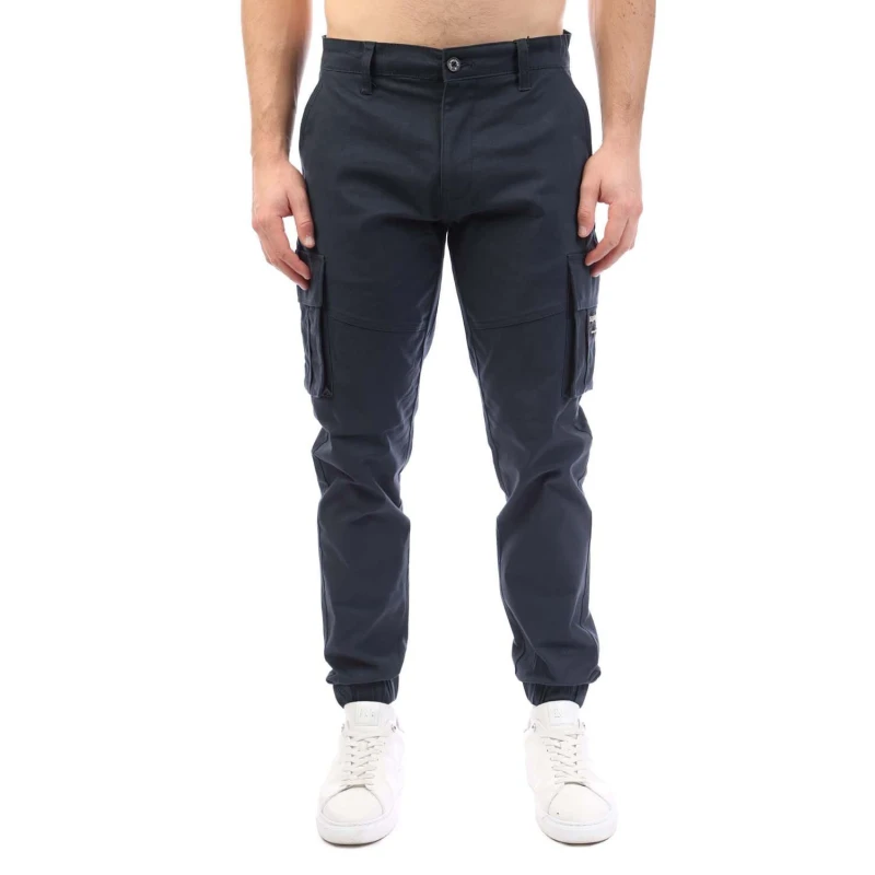 Image of Duck and Cover Chemmer Woven Joggers Navy male 30L