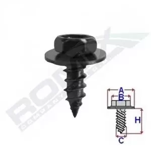 Image of ROMIX Screw C70197 TOYOTA,LEXUS,Yaris Schragheck (_P9_),COROLLA Verso (ZER_, ZZE12_, R1_),RAV 4 III (ACA3_, ACE_, ALA3_, GSA3_, ZSA3_)