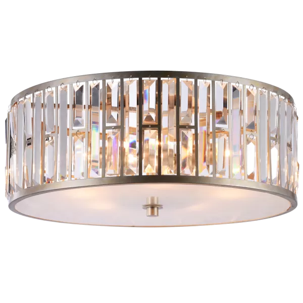 image of Kyiv 5 Light Ceiling Light Champagne, E27