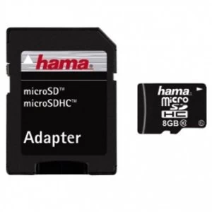 Image of Hama 8GB Micro SDHC Memory Card