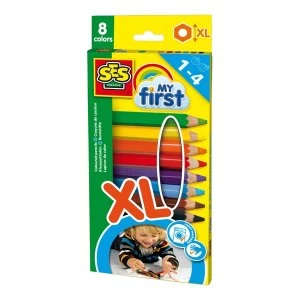 Image of SES Creative - Childrens My First Coloured Pencils 1-4 Years (Multi-colour)