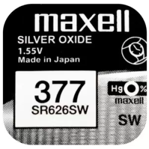 Image of Seiko Instruments Sr626Sw Silver Oxide, 1.55V, 30Mah, Sr66