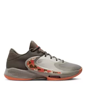 Image of Nike Zoom Freak 4, Ironstone/Orange Trance-Cobblestone-Sail, size: 10, Male, Basketball Performance Low, DJ6149-003