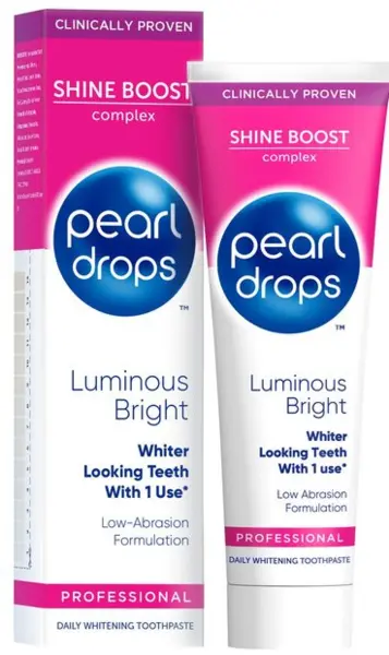 image of Pearl Drops Luminous Bright White Toothpolish 75ml