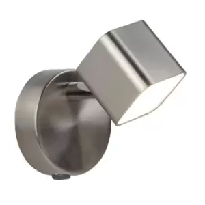 Image of Searchlight Lighting - Searchlight Quad - LED 1 Light Indoor Wall Light Satin Silver
