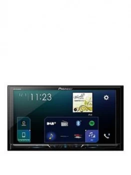 image of Pioneer Sph-Da230Dab Double Din 7" Touch Screen Multimedia Player With Easy Smartphone Connectivity Via Apple Carplay, Android Auto, Appradio Modeusb