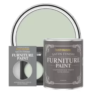 image of Rust-Oleum Satin Furniture & Trim Paint - LAUREL GREEN - 750ml