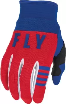 Image of FLY Racing F-16 Gloves Red White Blue L