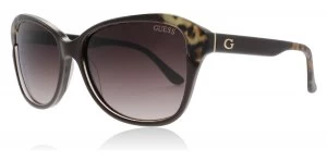 Image of Guess GU7510 Sunglasses Brown / Leo 48F 55mm