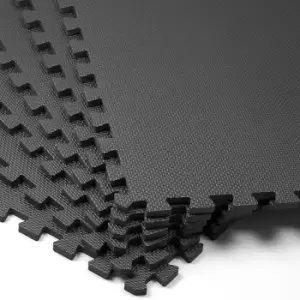 Image of Floor Protection Mat Puzzle Underlay Fitness Device Black Training Mat 2.38 m² Waterproof Robust Flexible 6 (de)