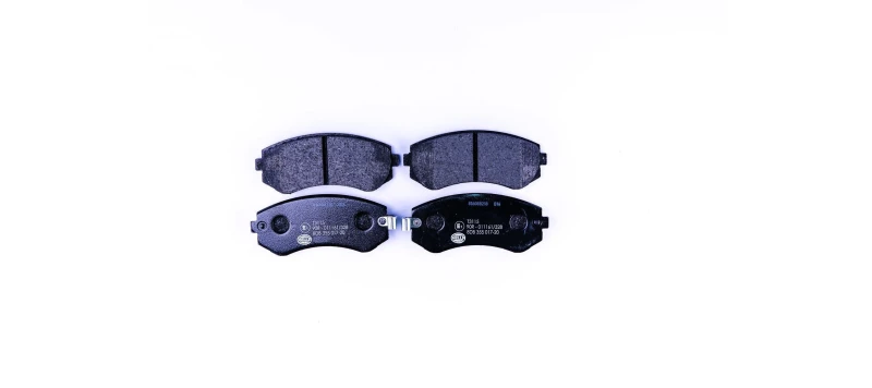 Image of HELLA Brake pad set HELLA 8DB 355 017-201