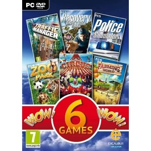 image of Simulations Collection PC Game (6 in 1)