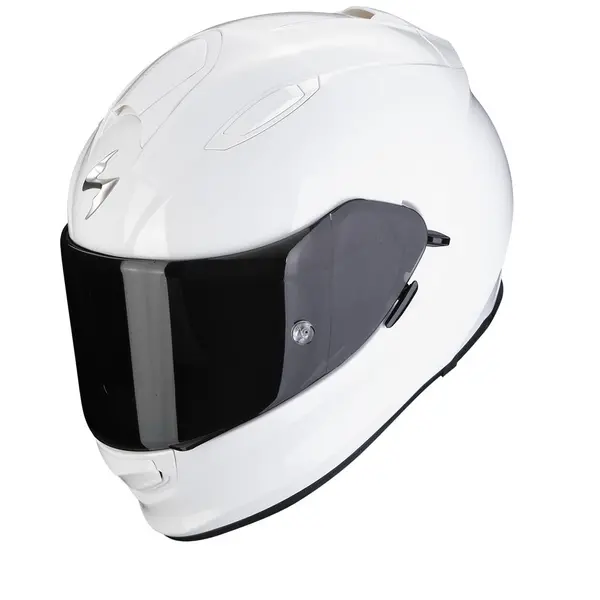 Scorpion EXO-491 Solid White Full Face Helmet Size M