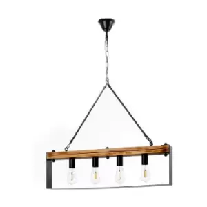 image of Onli Susan 4 Light Bar Pendant Ceiling Light, Band