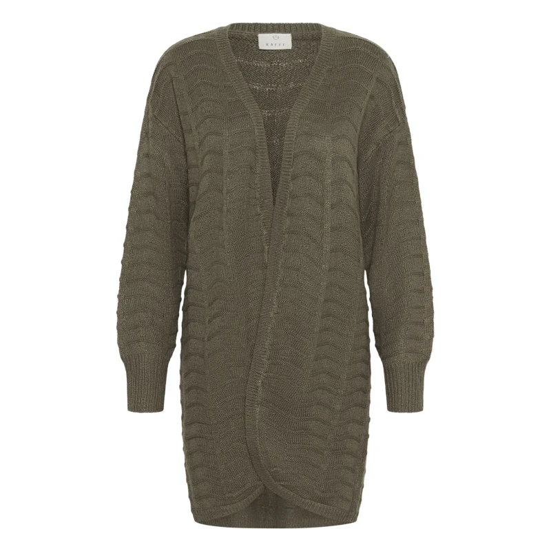 Image of Kaffe Womens cardigan KAFFE Emria Marron Female L