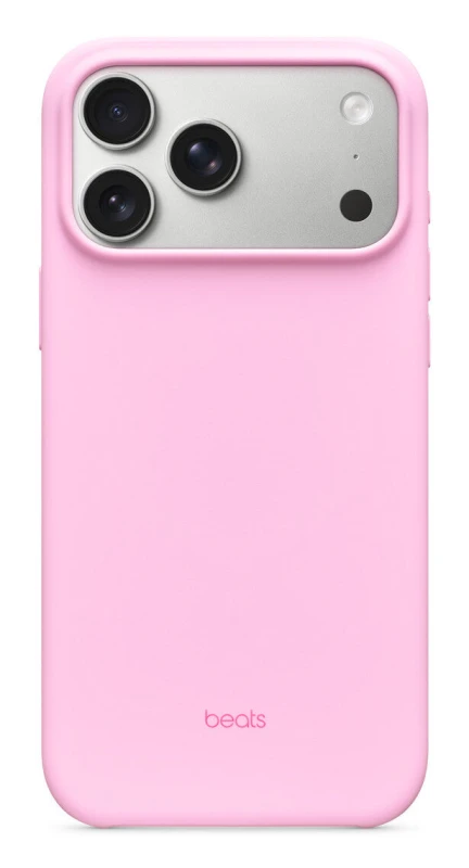 Image of Apple Beats iPhone 17 Pro Max Case with MagSafe and Camera Control — Pebble Pink MGJF4LL/A