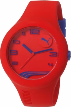 Mens Puma PU10321 FORM XL - red navy Watch PU103211022