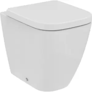 Image of Ideal Standard i. life S Compact Back To Wall Toilet with Concealed Cistern and Soft Close Seat in White Ceramic