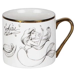 Image of Disney Classic Collectable New Bone China Mug - Ariel