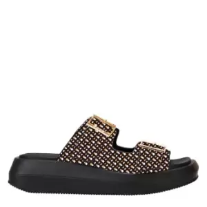 BOSS Jess Flat Sandals - Black