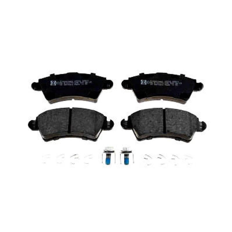 Image of ZIMMERMANN 23332.180.1 Brake pad set Front Axle, with spring, with bolts/screws Brake Pad Set,disc brake (402)