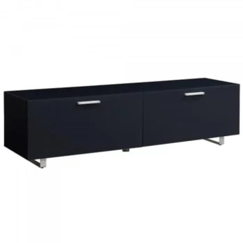 Image of SOR-1600-BLK Sorento 1600mm Glass Top AV Stand - Black