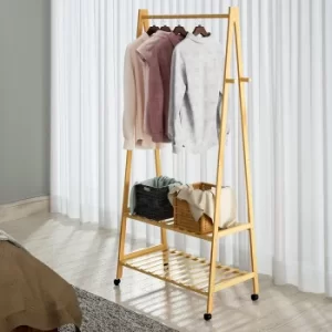 image of Clothes Rack Bamboo 152x70x43cm