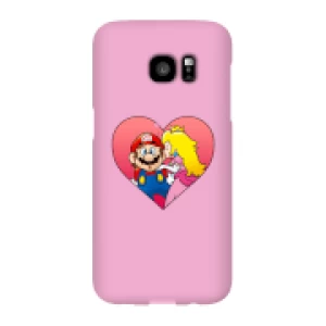 image of Nintendo Super Mario Peach Kiss Phone Case - Samsung S7 Edge - Snap Case - Gloss