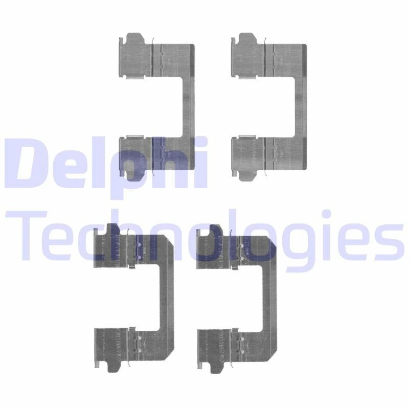 Image of DELPHI Brake pad fitting kit DELPHI LX0530