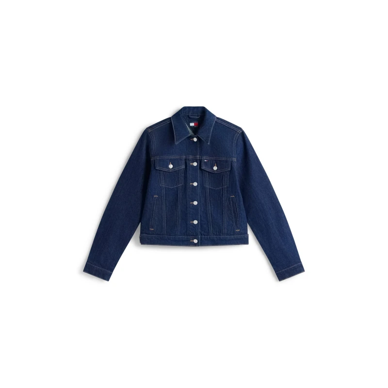 Image of Tommy Jeans TJ Trucker Jacket Ld63 Denim Dark female 16 (XL)