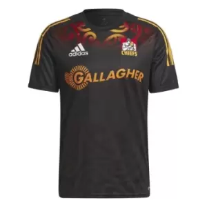 Image of adidas Chiefs Rugby T Shirt Mens - Black