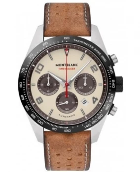 Image of Mont Blanc - Mont Blanc Timewalker Manufacture Chronograph Limited Edition - 1500 Pieces - Wrist Watch