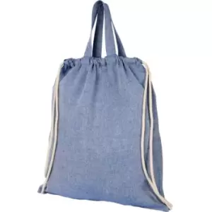 Image of Bullet Adults Unisex Pheebs 150gm Drawstring Backpack (One Size) (Heather Blue) - Heather Blue