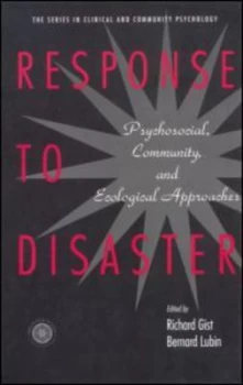 Image of Response to Disaster by Richard Gist Paperback