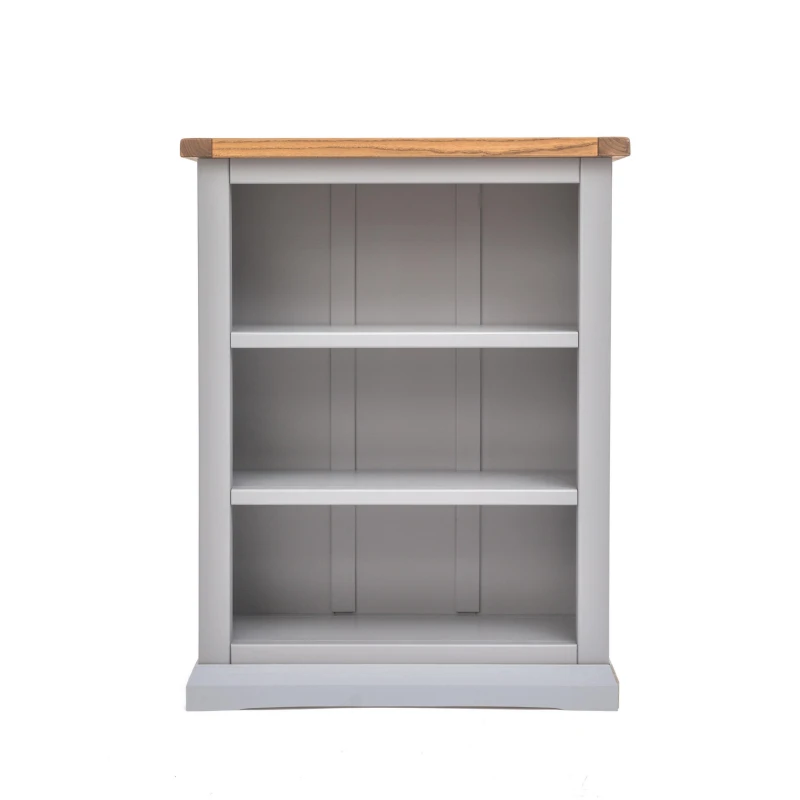 Image of Cabinet Bits Bookcase with Plinth 90x70x25cm in Grey Size: 90 x 70 x 25cm Grey Unisex 90 x 70 x 25 cm