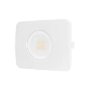 image of Integral LED Lighting - Integral - LED Floodlight 30W 3000K 2700lm Matt White IP65