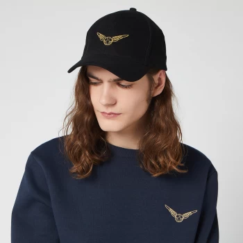 Image of Harry Potter Golden Snitch Embroidered Cap - Black